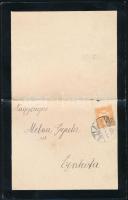 1914,17 Szerb harctéren hősi halált halt katona halotti értesítője