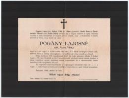 1920-1944 5 db katona halotti értesítője, főhadnagy, százados, ezredes, stb