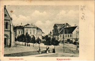 1903 Kaposvár, Széchenyi tér, Vajda Pál üzlete