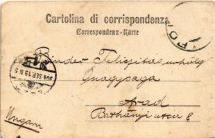 1904 Pola, Pula; Park / Parco / park. Dep. A. Bonetti (b)