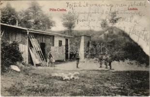 1906 Piliscsaba, Pilis-Csaba; Lövölde, céltáblák. Rigócz József kiadása