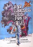 ,,A 17. szélességi fok" című francia-vietnámi dokumentumfilm magyar plakátja, Killer 69 jelzéssel, hajtogatva, 82,5x56,5 cm