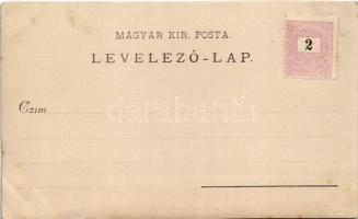 ~1897 (vorläufer) Kiskőrös, Kis-Kőrös; Evangélikus templom még a régi toronnyal, Városháza, piac, a ...