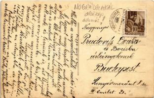 1932 Nógrádszakál, Templom és falurész, vasútállomás és vámház. photo (EK)