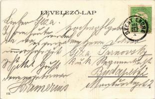 1908 Szentendre, Szt.-Endre; hajóállomás, vasútállomás (EB)