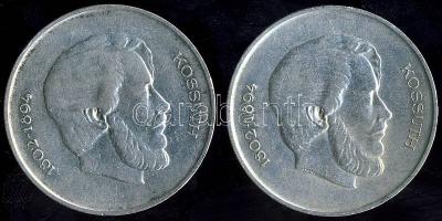 1947. 5Ft Ag "Kossuth" (2x) T:2