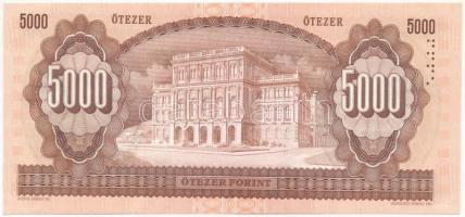 1995. 5000Ft "J 96081497" T:I / Hungary 1995. 5000 Forint "J 96081497" C:UNC
Ad...