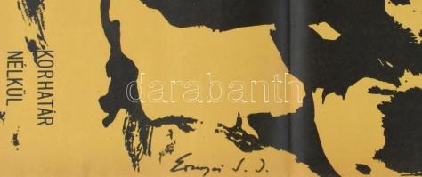 cca 1970 ,,Csapajev" című szovjet film magyar plakátja, Ernyei jelzéssel, hajtogatva, 82,5x56,5...