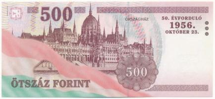 2006. 500Ft alacsony "EC 0000065" sorszámmal "A forradalom 50. évfordulója 1956. októ...