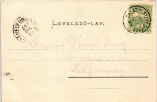 1903 Balatonszentgyörgy, vasútállomás. Mérei Ignác 153. 1903