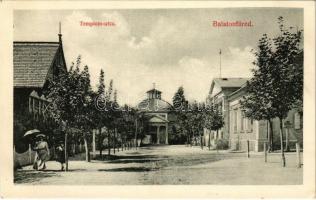 Balatonfüred, Templom utca, Blaha Lujza villa. Hordós Ferenc kiadása
