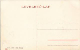 Mohács, Duna felső kanyarulata, a DGT (DDSG) "KOLOWRAT" lapátkerekes vontató gőzhajójával ...