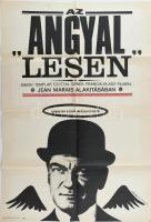 1966 ,,Az Angyal lesen című francia film magyar plakátja, Jákfalvy Tibor (1919-1992), hajtogatva, 82,5x56,5 cm