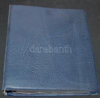 344 férőhelyes képeslapalbum gyűrűs borítóval régi képeslapoknak (sérült borító)