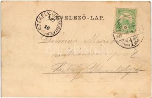 1902 Brassó, Kronstadt, Brasov; Búzasor, piac, görögkeleti templom, Servatius & Graef üzlete, Sc...