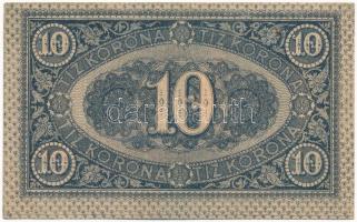 1919. augusztus 9. 10K "F 2052 198558" T:II- / Hungary 9th August 1919. 10 Korona "F ...