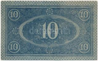 1919. július 15. 10K "1011 043015" T:III szép papír / Hungary 15th July 1919. 10 Korona &q...