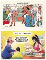 4 db MODERN erotikus humor képeslap / 4 MODERN erotic humour postcards