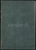 cca 1940 Róna Emy (1904-1988) Az utolsó bohém című könyv illusztrációit tartalmazó eredeti vázlatfüz...