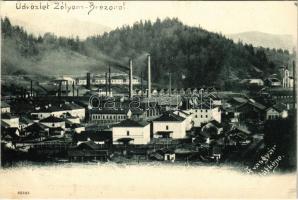 Zólyombrézó, Podbrezová; vasgyár / iron works, factory