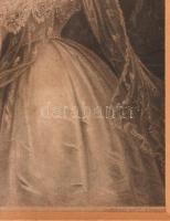cca 1850 Marguerite Gardiner. Countess of Blessington acélmetszet. Rajzolt E.T. Parris, Metszette: J...