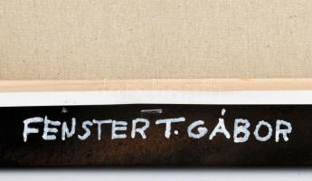 Fenster T. Gábor (1981-): Space compression. Egyedi, digitális grafika. Print, vászon. Jelzett a hát...