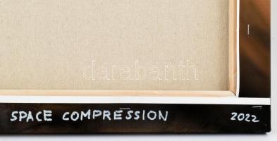 Fenster T. Gábor (1981-): Space compression. Egyedi, digitális grafika. Print, vászon. Jelzett a hát...