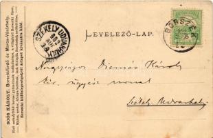 Borszék, Borsec; Török és Urmánczi villa. Soós Károly kiadása és hátoldalon reklámja / villas (EK)