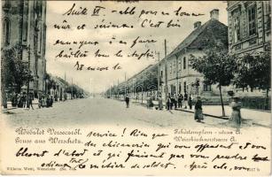 1901 Versec, Werschetz, Vrsac; Fehértemplom utca / Weisskirchnerstrasse / street