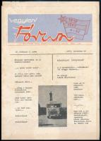 1973 Vegyterv Fórum újság + meghívó
