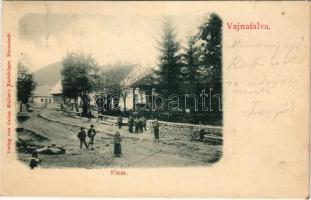 1905 Vajnafalva, Voinesti (Kovászna, Covasna); Fő tér. Julius Müller / main square