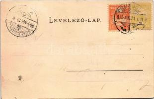 1905 Vajnafalva, Voinesti (Kovászna, Covasna); Fő tér. Julius Müller / main square