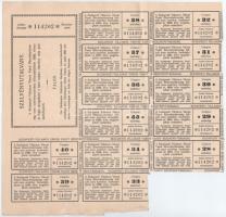 Budapest 1911. "Budapesti Villamos Városi Vasut Részvény-Társaság" részvénye 200K-ról, sze...