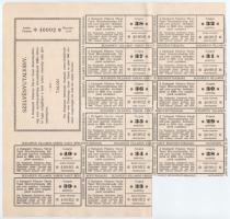 Budapest 1911. "Budapesti Villamos Városi Vasut Részvény-Társaság" részvénye 200K-ról, sze...