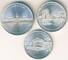 1956. 10Ft Ag + 20Ft Ag + 25Ft Ag "10 éves a Ft" T:1