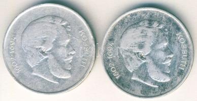 1947. 5Ft Ag "Kossuth" (2x) T:2,3