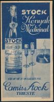 Stock Konyak Médicinal, Camis&Stock Trieste, Bp., Globus-ny., 13x7 cm