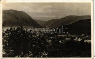 1940 Rozsnyó, Roznava; látkép. Fuchs József kiadása / general view (szakadás / tear)