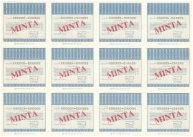 Budapest 1995. "Fővárosi Gázművek Részvénytársaság" névre szóló részvénye, "MINTA&quo...