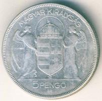 1930. 5P Ag "Horthy" T:3