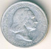 1936. 2P Ag "Liszt" T:2-/3+ kis ph