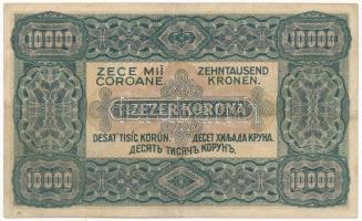 1923. 10.000K "Magyar Pénzjegynyomda Rt." jelöléssel, "C141 012484" T:III / Hung...