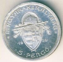 1938. 5P Ag "Szt. István" T:1 kis ph