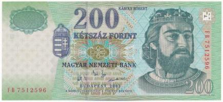 2003. 200Ft FB 7512596 T:I / Hungary 2003. 200 Forint FB 7512596 C:UNC Adamo F53C1