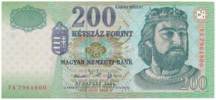 2006. 200Ft "FA 7961800" T:I / Hungary 2006. 200 Forint "FA 7961800" C:UNC Adamo F53F