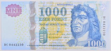 2011. 1000Ft DC 0442230 T:I / Hungary 2011. 1000 Forint DC 0442230 C:UNC