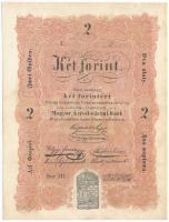 1848. 2Ft Kossuth bankó MC 35503 T:III restaurált / Hungary 1848. 2 Forint Kossuth banknote MC 35503 C:F restored Adamo G105