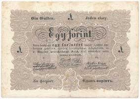 1848. 1Ft Kossuth bankó T:III fo. / Hungary 1848. 1 Forint Kossuth Banknote C:F spotted Adamo G104