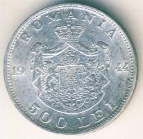 Románia 1944. 500L Ag T:2k, kis ph