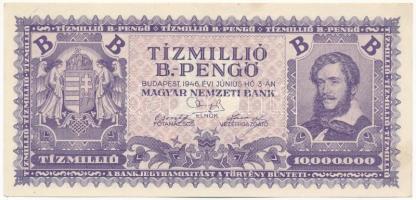 1946. 10.000.000BP T:I- / Hungary 1946. 10.000.000 Billion Pengő C:AU Adamo P38